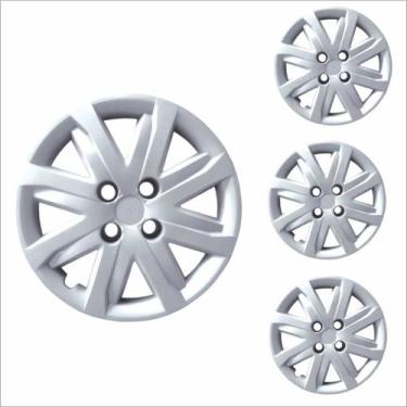 Imagem de Jogo Calota Aro 14 Gol Voyage Saveiro G5 2012 2013 Volkswagen - Grid