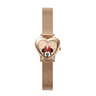 Imagem de Relógio Condor Feminino Ref: Co2035oce/4j Rosé Mesh Coração Minnie