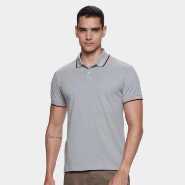 Imagem de Camisa Polo Colcci Casual Masculina, Cinza, M