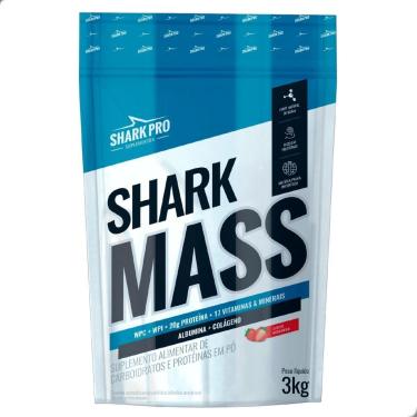 Imagem de Shark Mass Hiper Massa Hipercalorico Albumina 3Kg Shark Pro-Unissex