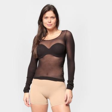 Imagem de Camisete Selene Segunda Pele Manga Longa Feminina-Feminino