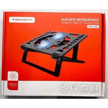 Imagem de Suporte para notebook com cooler tomate mtn-889