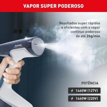 Imagem de Vaporizador De Roupas Arno Steam Power Azul Hs81 220V, 220V
