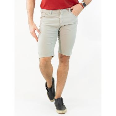 Imagem de Bermuda Masculina Skinny Sarja Tons Neutros Elastano Anticorpus-Masculino
