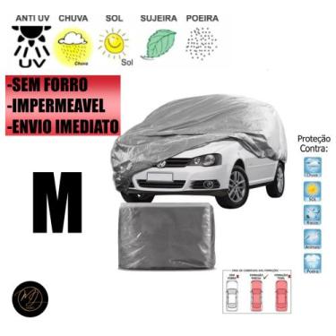 Imagem de Capa Automotiva para cobrir TODOS OS Carro P M G FORRADA - Impermeável