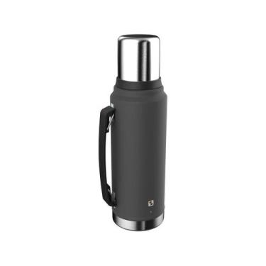 Imagem de Garrafa Térmica Resistente Inox 1 Litro Chá Café Everest Soprano, 1L, 
