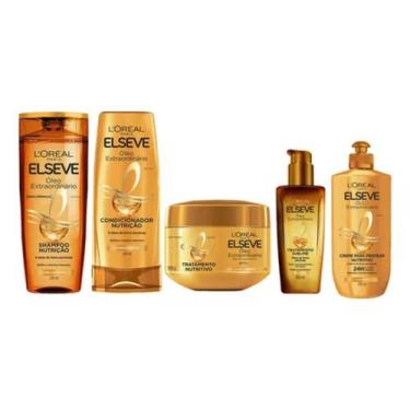 Imagem de Kit Elseve Óleo Extraordinário Loreal Paris 5 Itens