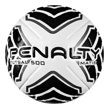 Imagem de Bola Futsal Futebol Penalty Matis Original Profissional, Preto, Branco