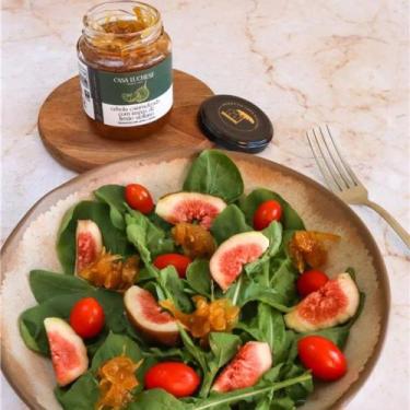 Imagem de Geleia Cebola Caramelizada Bacon ou Limão 250g Casa Luchese, Com Raspa