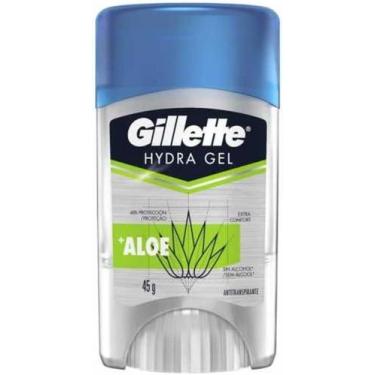 Imagem de Desodorante Antitranspirante Hydra Gel Gillette Aloe Aplicação Transpa