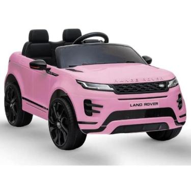 Imagem de Carrinho Elétrico Infantil Mini Range Rover Evoque 12V Carro  Rosa / B