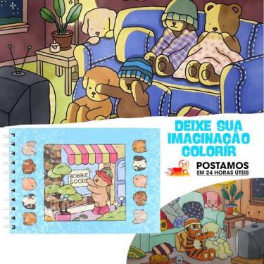 Imagem de Livro de Colorir Bobbie Goods Capa Dura 50 Folhas Caderno de Desenho P