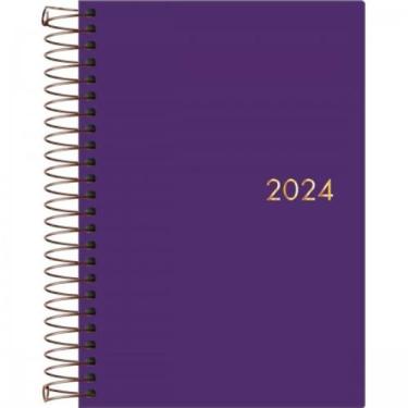 Imagem de Agenda Executiva Espiral Diária 12,9 x 18,7 cm Napoli Cores 2024 - Til