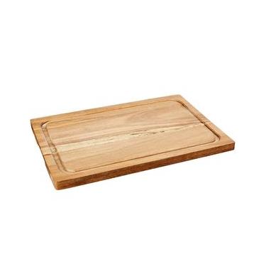 Imagem de Tábua de Madeira para Carne Churrasco Tabuleiro de Corte para Cozinha 24x34cm Simonaggio