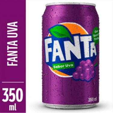 Imagem de Refrigerante Fanta uva lata 350ml