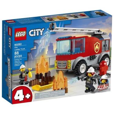 Imagem de Caminhão dos Bombeiros com Escada Lego City - 673419338530