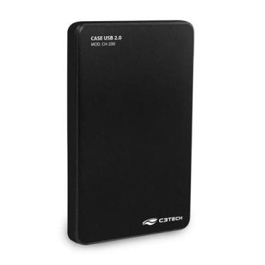 Imagem de Gaveta Para Hd Externo C3 Tech Ch-200bk 2,5" Usb 2.0 - Preta