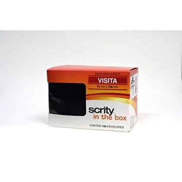 Imagem de Envelope Visita Colorido 72X108 Preto Los Angeles 80G - SCRITY