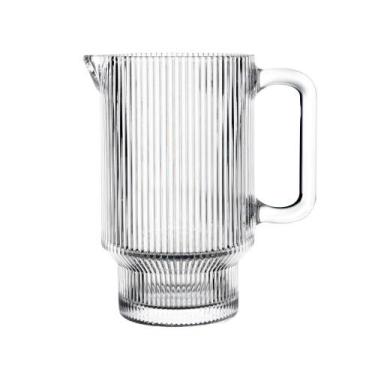 Imagem de Jarra de Cristal Canelada Lines 900ml Suco Água Wolff