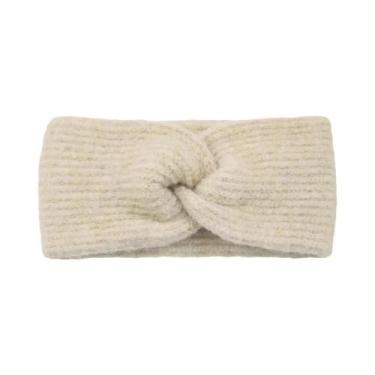 Imagem de Faixa De Cabelo Feminina De Lã Para Inverno, Macia, Elástica, Aquecedo