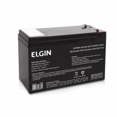 Imagem de Bateria/Pilhas Elgin, Alarme/cftv/cerca Elétrica 12v, Selada - Chumbo Alarf1