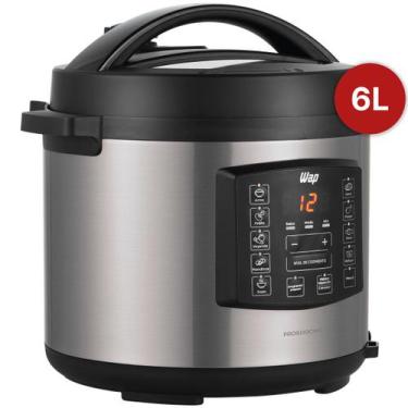 Imagem de Panela de Pressão Elétrica WAP Inox Painel Digital 6L - WPPE1 Voltagem