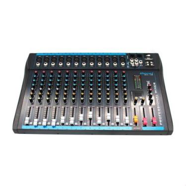Imagem de Mesa de Som 12 Canais XLR Balanceados c/ USB / Efeito / 1 Auxiliar - O