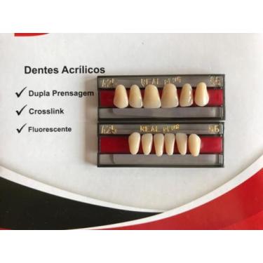 Imagem de Dentes Resina Avulsos Postiços Provisórios - A25 Superior E Inf - Triu