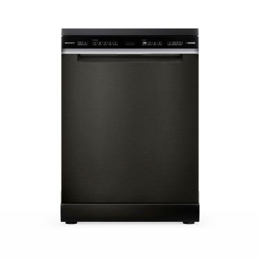 Imagem de Lava Louças de Embutir Brastemp BLF62AP 15 Serviços Black Stainless 5 Programas de Lavagem 110V