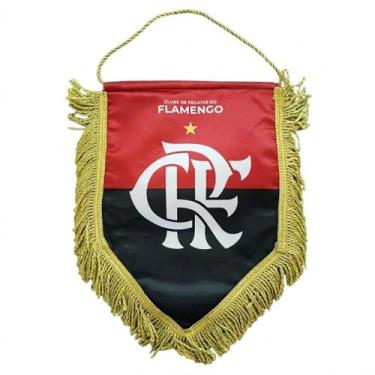 Imagem de Flâmula Oficial do Flamengo Dourada Myflag