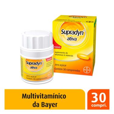 Imagem de Multivitamínico Supradyn Ativa 30 comprimidos Bayer 30 Comprimidos