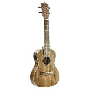 Imagem de Ukulele Moani WAIKIKI Concerto 23” Eletro-Acústico, Koa em acabamento fosco, Cor Natural, Binding em Maple, Equalizador 3 Bandas, Encordoamento Aquila e Bag UKBG12-23