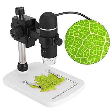 Imagem de EBTOOLS Microscópio eletrônico USB de 5 MP, microscópio digital HD, microscópio profissional HD 300X, medição de LED + suporte