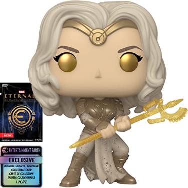 Imagem de Funko Pop! Marvel Eternals #729 Thena Vinyl Figure with Collectible Card Entertainment Earth Exclusive