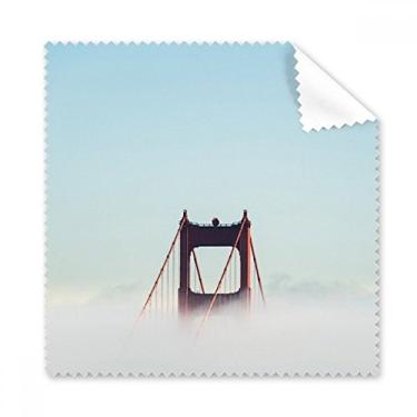 Imagem de Pano de limpeza de tela de telefone Fog Golden Gate Bridge Bay Cloud 5 peças