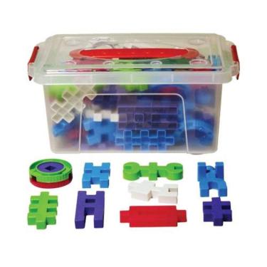 Imagem de Caixa de Peças de Montar Maleta Multi Ideias 100 Peças