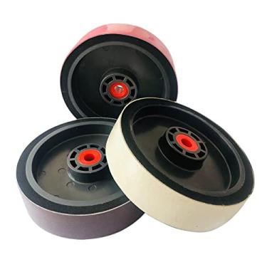 Imagem de 1 peça roda de polimento de moagem macia de resina de diamante de 15 cm a 14000 granulação para ferramentas de usinagem de lentes intra-oculares de vidro de jade gema (600 granulação)