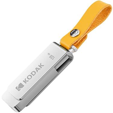 Imagem de Mibee k133 128g u disco de metal portátil usb flash drive à prova d 'água mini memory stick carro pen drives flashdisk usb3.0 prata com sling