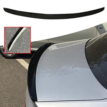Imagem de FINMOKAL Compatível Com Audi A4 B9 S4 Sedan 2017-2020 Porta Malas Com Spoiler Traseiro Brilho Labial Preto