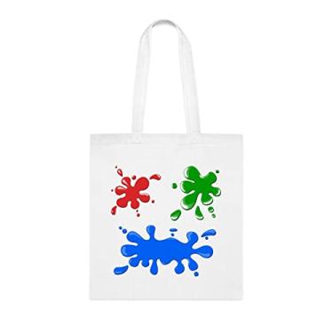 Imagem de Bolsa Splash, sacola Vector Splash, presente Splash, bolsa de ombro Splash, sacos reutilizáveis Splash, ideia de presente de cesta de Natal de aniversário, presente para ela, presente para ele, bolsa feminina, Branco