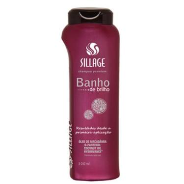 Imagem de Shampoo Banho De Brilho Sedosidade Premium Sillage 300ml