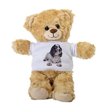 Imagem de English Cocker Spaniel Teddy Bear, Cocker Spaniel Gift Stuffed Animal, Plush Teddy Bear with Tee, Welcoming Baby Gift, Gift for Her, Gift for Newborn, Cute Birthday Basket