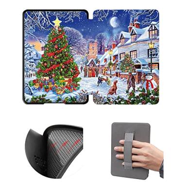 Imagem de Capa para Kindle 10ª geração em 2019, modelo J9G29R, capa à prova de quedas com alça de mão e ativação automática - função hibernar