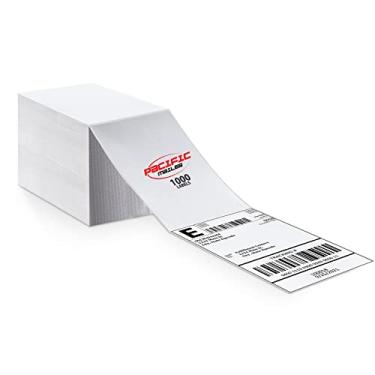Imagem de Etiquetas térmicas 10 x 15 cm, etiquetas de envio térmico diretas Pacific Mailer 1000 etiquetas dobráveis compatíveis com Rollo, Zebra 2844 Zp-450 Zp-500 Zp-505