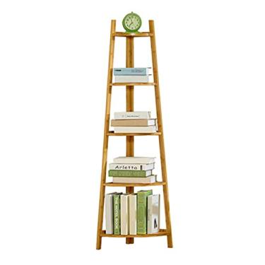 Imagem de KIZQYN Estante de livros armazenamento pouso simples multicamadas simples sala de estar estante infantil armazenamento de mesa estante de estudantes