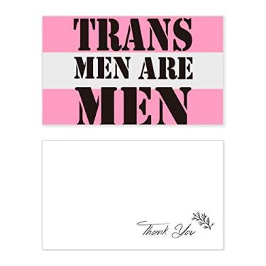 Imagem de Cartão de agradecimento transgênero LGBT de apoio ao homem trans, papel de aniversário, saudação de casamento