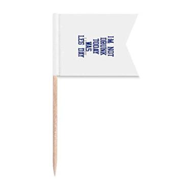 Imagem de Bandeiras de palito de dente modernas para dor nas pernas, presente Art Deco, para festas, bolos, alimentos, placa de queijo,