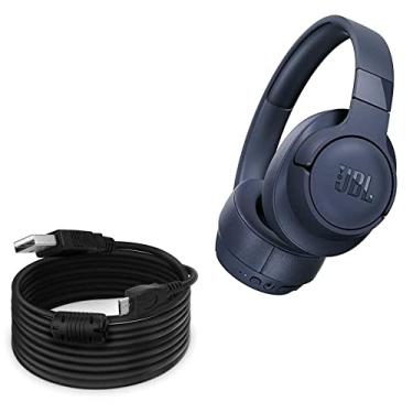 Imagem de Cabo BoxWave compatível com JBL Tune 700BT (cabo da BoxWave) - Cabo DirectSync (4,5 m) Cabo, carregamento extra longo e cabo de sincronização para JBL Tune 700BT - Preto