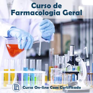 Imagem de Curso online em videoaula sobre Farmacologia Geral com Certificado + 2 brindes