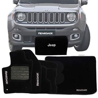Imagem de Kit Tapete Carpete Bolsa Tapete Porta Malas Compatível Com Renegade 2018 19